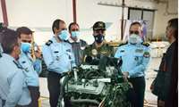 فرمانده نیروی هوایی ارتش از تولید و ساخت پهپاد در مجتمع اوج بازدید کرد