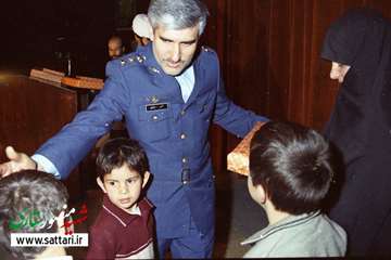 تقدیر شهید ستاری از خانواده‌ها و فرماندهان