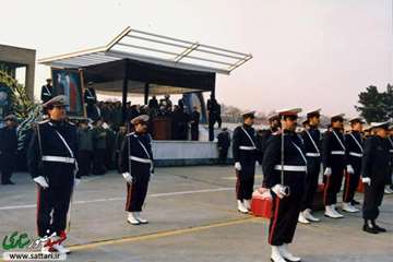 مراسم تشییع پیکر شهید منصور ستاری فرمانده نیروی هوایی ارتش و یاران همرزمش