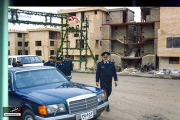 افتتاح پروژه منازل مسکونی پرسنل نهاجا در غرب تهران با حضور شهید منصور ستاری فرمانده نیروی هوایی، شهر